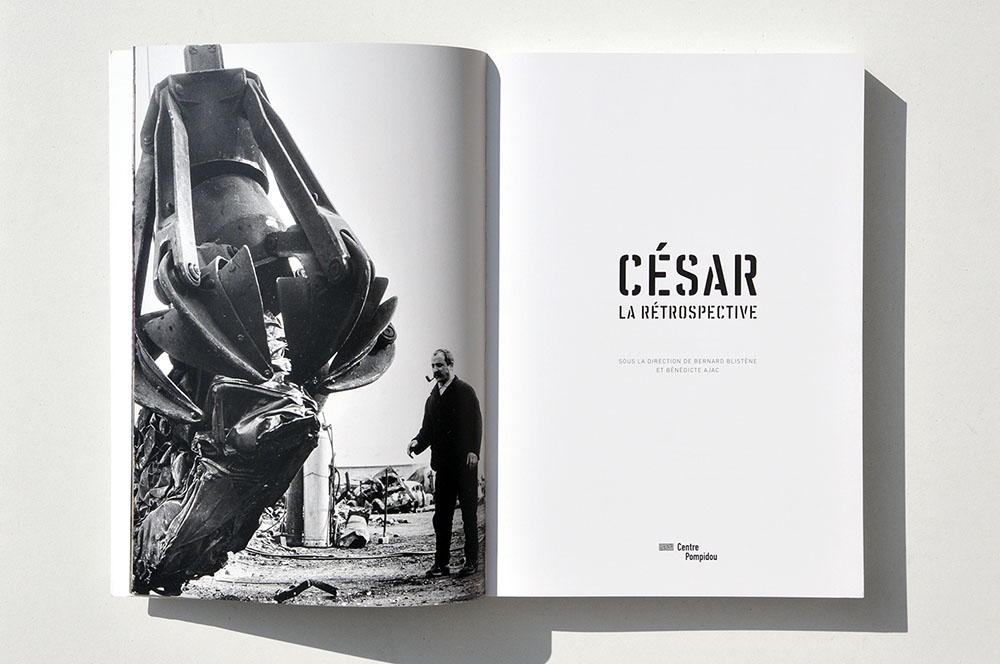 Catalogue exposition cesar - centre pompidou