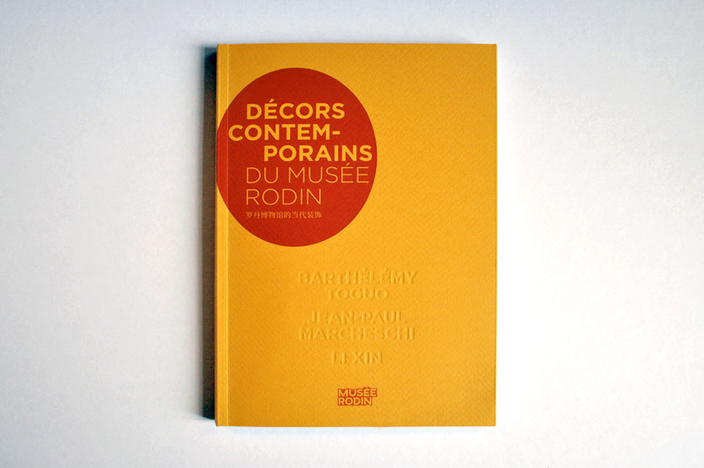 Couverture livre musee rodin - design romain hisquin