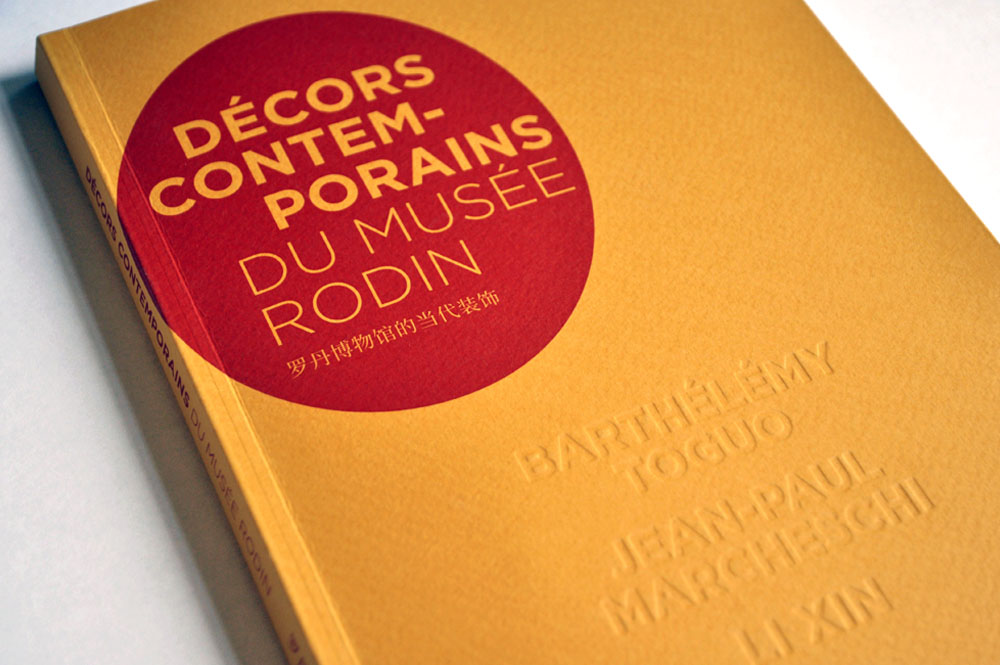 Couverture livre musee rodin - design romain hisquin